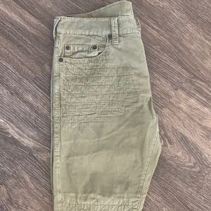 True Religion Olive Biker Jean